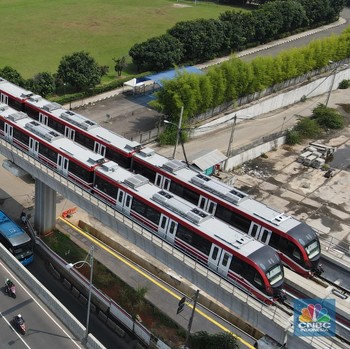 Penampakan Terbaru LRT yang Bakal Beroperasi Agustus 2022