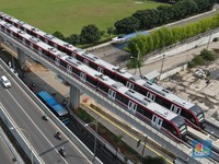 Penampakan Terbaru LRT yang Bakal Beroperasi Agustus 2022