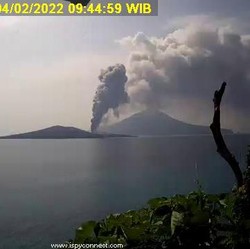 Waspada! Gunung Anak Krakatau Erupsi Lagi Hari Ini