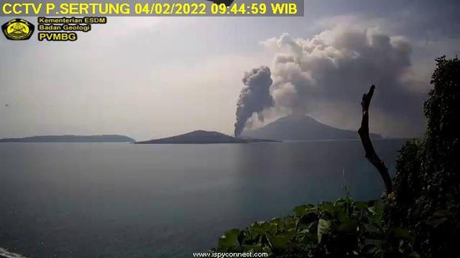 Gunung anak krakatau erupsi (Dok: pvmbg)