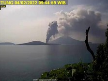 Asap Letusan 1.500 M, Harap Jauhi Gunung Anak Krakatau 2 Km