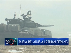 Pasukan Rusia dan Belarusia Latihan Perang Bersama