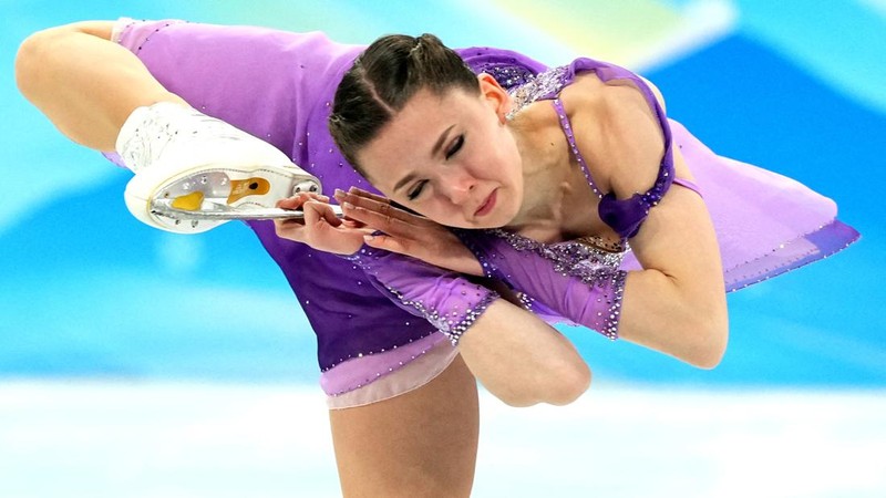 2022 Beijing Olympics - Figure Skating - Team Event - Women Single Skating - Short Program - Capital Indoor Stadium, Beijing, China - February 6, 2022. Madeline Schizas of Canada in action. REUTERS/Evgenia Novozhenina