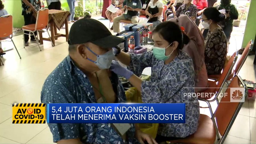 5,4 Juta Orang Indonesia Telah Divaksin Booster