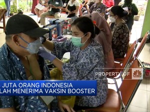 5,4 Juta Orang Indonesia Telah Divaksin Booster