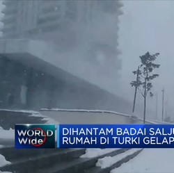 Dihantam Badai Salju, 20 Ribu Rumah di Turki Gelap Gulita