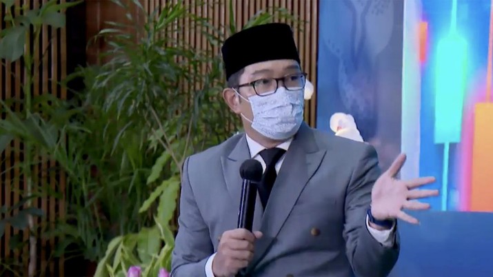 Gubernur Jawa Barat, Ridwan Kamil di acara Investasi Jawa Barat Juara, 
