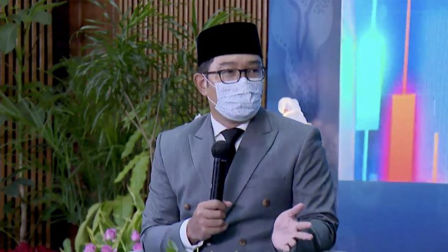 Gubernur Jawa Barat, Ridwan Kamil di acara Investasi Jawa Barat Juara, 