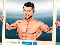 Instagram Down, Followers Christiano Ronaldo Hilang 3 Juta