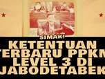 Jabodetabek - Bandung Raya PPKM Level 3, Ini Aturan Barunya