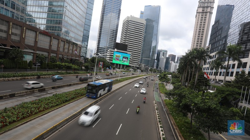Mobilitas Warga Jakarta Saat PPKM Level 3 (CNBC Indonesia/Andrean Kristianto)