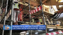 Tukang Las Asal China Di Kereta Cepat