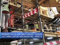 Tukang Las Asal China Di Kereta Cepat