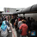 Padat Merayap! Penampakan KRL Jabodetabek Saat PPKM Level 3