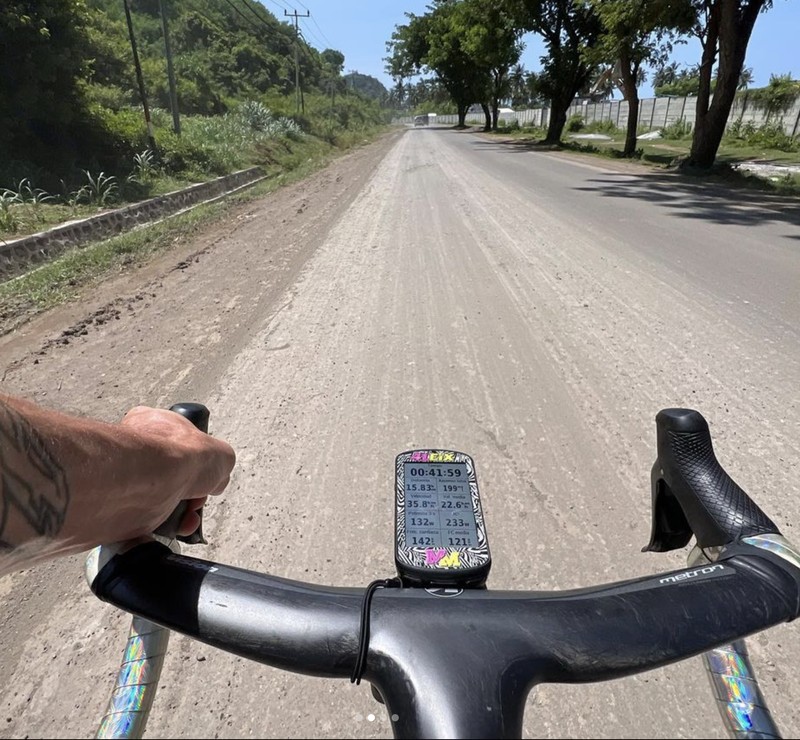 Marc Marquez tiba di lombok (Dok. Instagram/marcmarquez93) Marc Marquez tiba di lombok (Dok. Instagram/marcmarquez93)