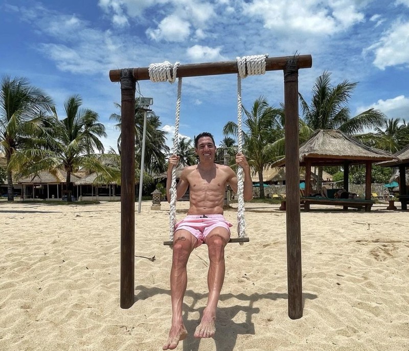 Marc Marquez tiba di lombok (Dok. Instagram/marcmarquez93) Marc Marquez tiba di lombok (Dok. Instagram/marcmarquez93)