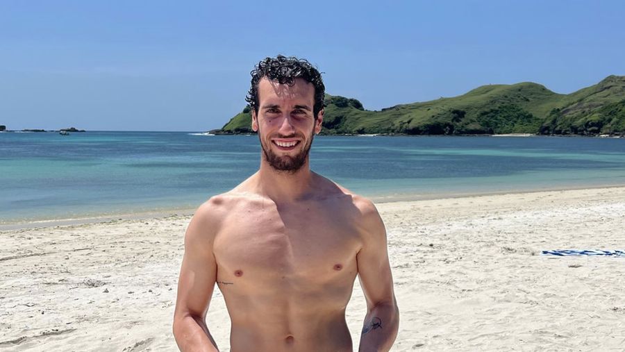 Marc Marquez tiba di lombok (Dok. Instagram/marcmarquez93)