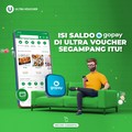 Pengguna Gopay Kini Bisa Top Up Saldo Lewat Ultra Voucher