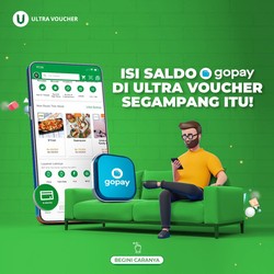 Pengguna Gopay Kini Bisa Top Up Saldo Lewat Ultra Voucher