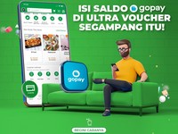 Pengguna Gopay Kini Bisa Top Up Saldo Lewat Ultra Voucher