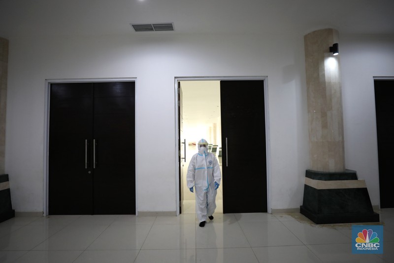Masjid Hasyim Asy'ari, Jakarta Mulai Terima Pasien Covid (CNBC Indonesia/Tri Susilo) Masjid Hasyim Asy'ari, Jakarta Mulai Terima Pasien Covid (CNBC Indonesia/Tri Susilo)