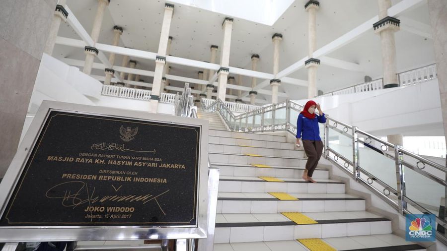 Masjid Hasyim Asy'ari, Jakarta Mulai Terima Pasien Covid (CNBC Indonesia/Tri Susilo)