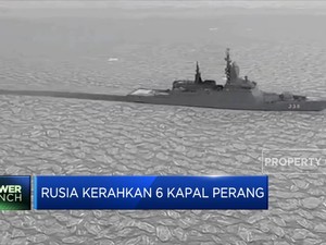 Rusia Kerahkan 6 Kapal Perang
