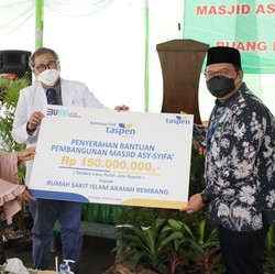 TASPEN Dukung Pembangunan Masjid di RS Islam Arafah Rembang