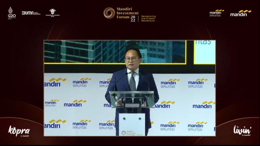 Wakil Menteri BUMN Kartika Wirjoatmodjo (Dok: Tangkapan Layar Mandiri Investment Forum 2022)