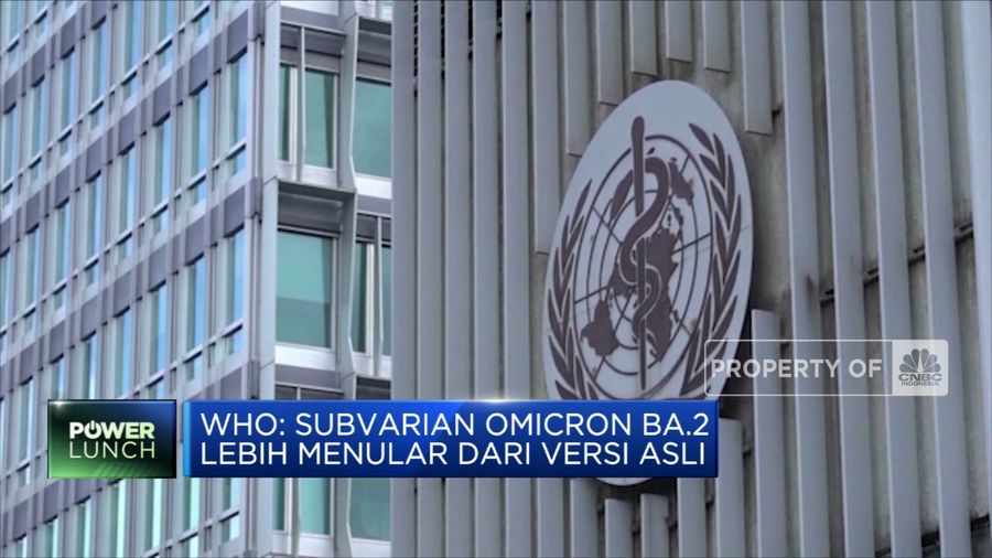WHO: Subvarian Omicron  BA.2 Lebih Menular