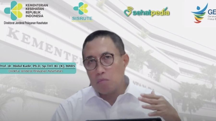 Abdul Kadir dalam Keterangan Pers: Update Penanganan Pandemi COVID-19. (Tangkapan Layar Youtube)