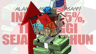 Alamak AS 'Kepanasan'! Inflasi 7,5%, Tertinggi Sejak 40 Tahun