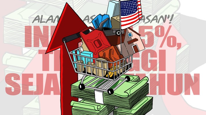 Alamak AS 'Kepanasan'! Inflasi 7,5%, Tertinggi Sejak 40 Tahun Alamak AS 'Kepanasan'! Inflasi 7,5%, Tertinggi Sejak 40 Tahun