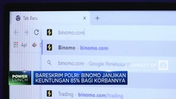 Bareskrim Polri: Binomo Janjikan Keuntungan 85%