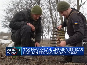 Tak Mau Kalah, Ukraina Gencar Latihan Perang Hadapi Rusia