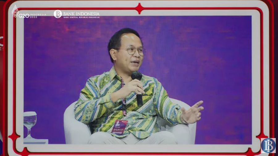 Ketua Umum Perhimpunan Bank Nasional (Perbanas) Kartika Wirjoatmodjo dalam acara Casual Talks On Digital Payment Innovation Of Banking. (Tangkapan layar via Youtube Bank Indonesia)