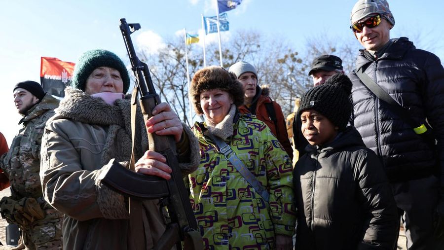 Latihan Militer Warga Sipil Ukraina