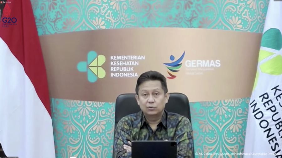 Menteri Kesehatan, Budi Gunadi Sadikin Saat Konfrensi Pers PPKM. (tangkapan Layar Youtube Sekretariat Presiden)