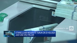 Q4-2021, Utang Luar Negeri Turun Jadi Rp 5.935 T