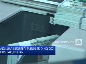 Q4-2021, Utang Luar Negeri Turun Jadi Rp 5.935 T
