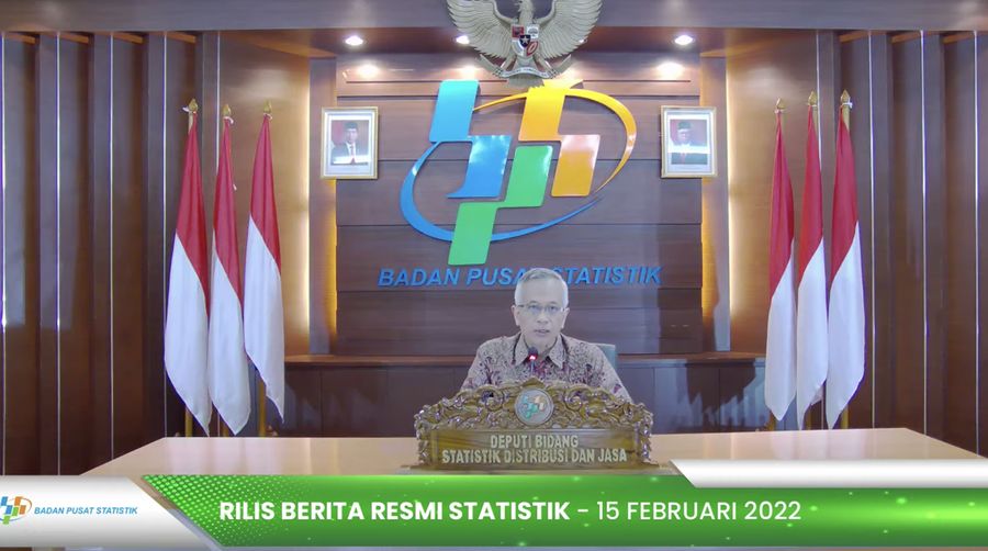 Deputi Bidang Statistik Distribusi dan Jasa (Disjas) BPS, Setianto (Tangkapan Layar Youtube BPS Statistics)