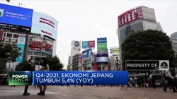 Ekonomi Pulih, PDB Jepang Q4-2021 Tumbuh 5,4% (YOY)