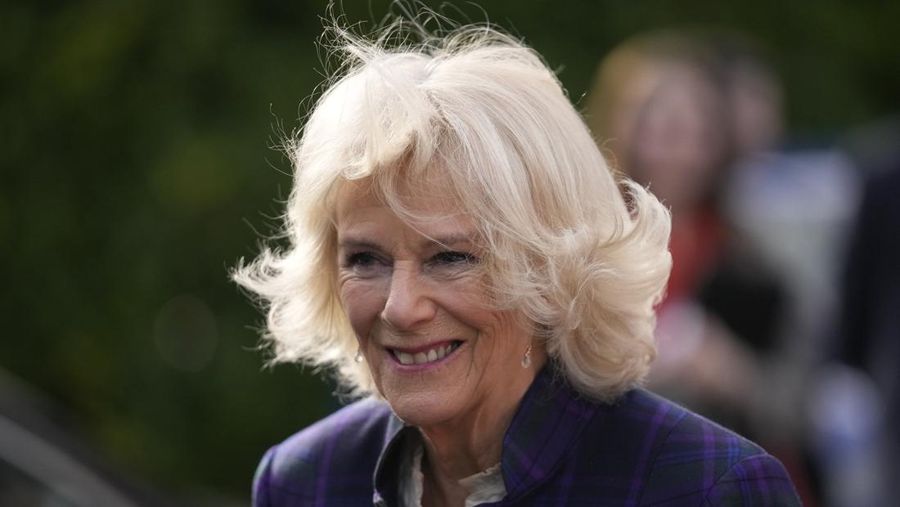 FILE - Britain's Camilla, Duchess of Cornwall arrives for a visit to the Thames Valley Partnership charity, which works to protect and support victims of crime and to support offenders and their families in the Criminal Justice System, Aston Sandford, near Aylesbury, the county town of Buckinghamshire, England, Thursday, Feb. 10, 2022. Camilla has tested positive for COVID-19, four days after her husband Prince Charles was diagnosed with the virus. The couple’s office said Monday, Feb. 14, 2022 that Camilla is self-isolating. Charles has been isolating since he tested positive on Thursday, but Camilla had continued with public engagements while taking daily tests.  (AP Photo/Matt Dunham, Pool, File)