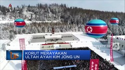 Korut Merayakan Ultah Ayah Kim Jong Un