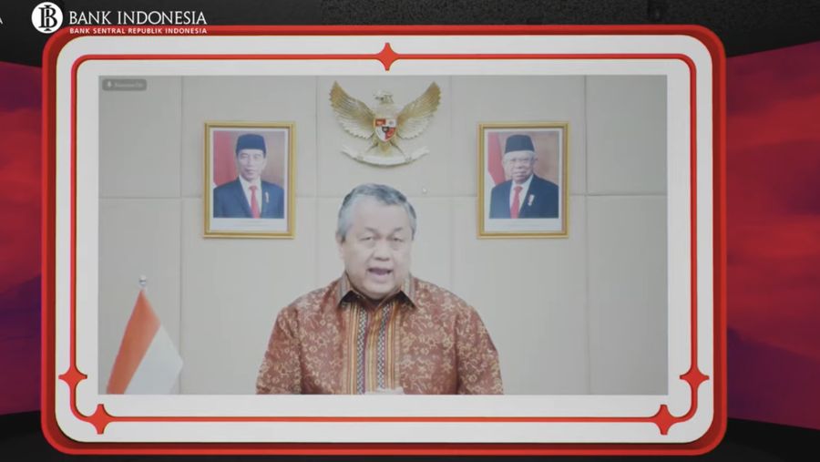 Gubernur BI Perry Warjiyo di acara Finance Track Main & Side Event February Series (Tangkapan Layar via Youtube Bank Indonesia)