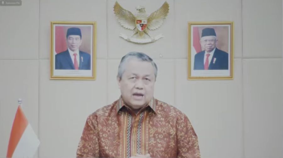 Gubernur BI Perry Warjiyo di acara Finance Track Main & Side Event February Series (Tangkapan Layar via Youtube Bank Indonesia)