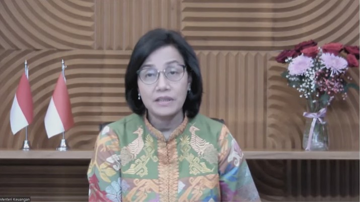 Menteri Keuangan Sri Mulyani (Tangkapan Layar Youtube/Bank Indonesia)