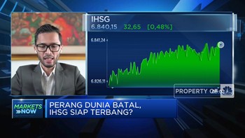 Perang Dunia Batal, IHSG Sukses Dibuka Menguat