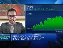 Perang Dunia Batal, IHSG Sukses Dibuka Menguat