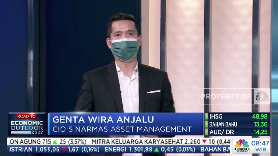 Chief Investment Officer PT Sinarmas Asset Management, Genta Wira Anjalu